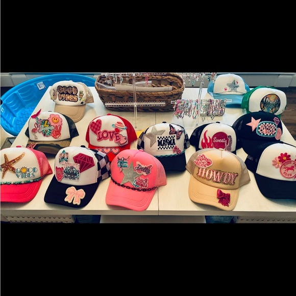 Colorful Embroidered Caps - Picture 2 of 16